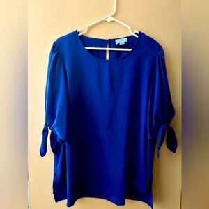 Beautiful, Like New Plus Size Royal Blue CeCe Top, Sz. 2x